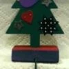 Christmas Tree Wood Stocking Hanger
