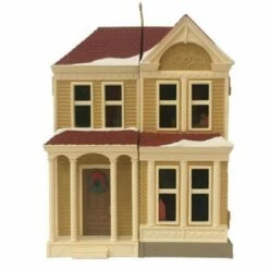 2013 Nostalgic Houses & Shops Victorian Dollhouse *Ltd. Qty. (Tan) *Signed By Don Palmiter (Very Slighly Damaged Box)