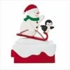 2018 Snow Many Memories Sledding Snowman Tabletop *Magic